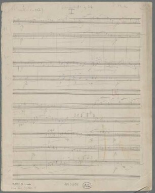 Quintets, vl (2), vla (2), vlc, op.24/1, C-Dur, Excerpts. Fragments - BSB Mus.ms. 23170-1 : [caption title:] Quintetto op. 24