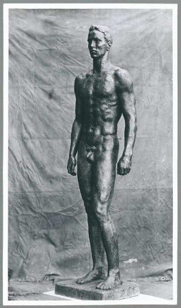 Junger Kämpfer, 1938/46, Bronze