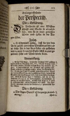 Anfangs-Gründe der Perspectiv.