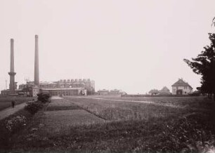 Borna, Braunkohlenwerk : Borna. Braunkohlewerk. Teilansicht von Südwesten