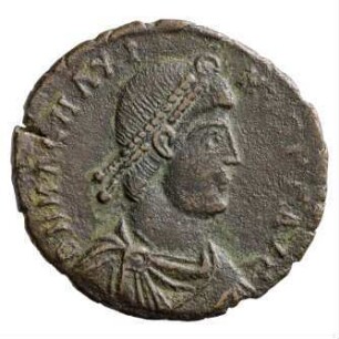 Münze, Aes 2, 25. August 383 - 28. August 388 n. Chr.