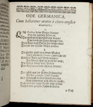 Ode Germanica.