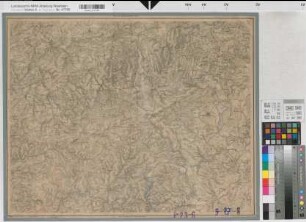 Arnsberg, Regierungsbezirk, Topgraphische Karte vom Regierungs-Bezirk Arnsberg auf Grundlage der v. Dechen´schen Geologischen Karte und der Königl. Generalstabs Karte, Section Berleburg