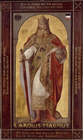 H. von Dörnberg: Karl der Große (in Ganzfigur)