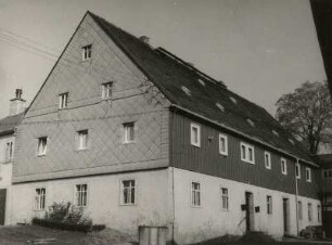 Olbernhau-Dörnthal, Hauptstraße 207. Wohnhaus (Hof Nr. 87). Eckansicht