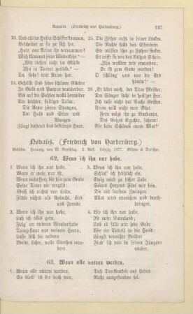 Novalis. (Friedrich von Hardenberg.)