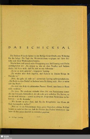 Das Schicksal