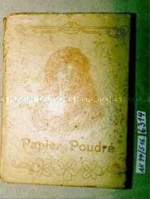 Buch mit Papierblättchen "Papier Poudré"