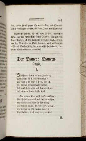 Der Bauer : Bauernstand