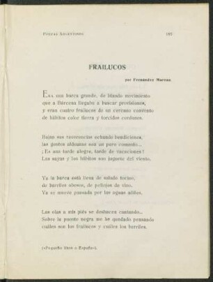 Frailucos / por Fernández Moreno