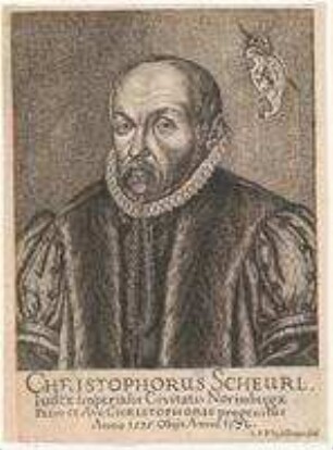 Christoph (III.) Scheurl, Stadtrichter, Sohn des Christoph, Enkel des Christoph; geb. 1535; gest. 1592