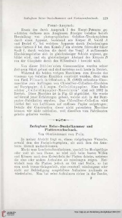 Zerlegbare Reise-Dunkelkammer und Plattenwechselsack