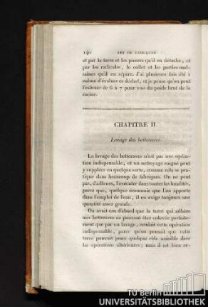 CHAPITRE II. Lavage des betteraves.