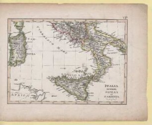 Italia Inferior, Sicilla et Sardinia
