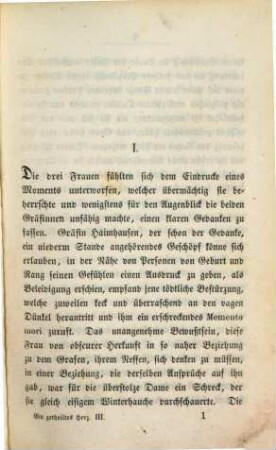 Ein getheiltes Herz, oder Karl Theodor und seine Zeit : historischer Roman, 3