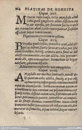 Moretum caelestinum in aestate. Caput XVI.