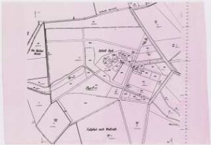 Restaurierung des Landschaftsparks Schloss Dyck, Jüchen: Katasterplan