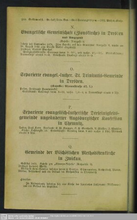 Q. Gemeinde der Bischöflichen Methodistenkirche in Zwickau