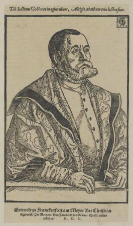 Bildnis des Iustinus Goblerus