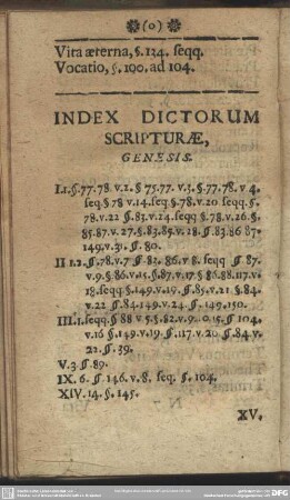 Index Dictorum Scripturae
