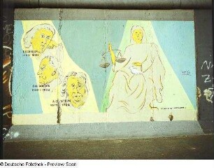 Justitia : Justitia. Bild 61 der East Side Gallery