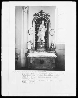 Altar des heiligen Papstes Cornelius