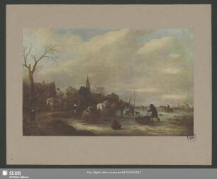 9. Isaak van Ostade: Winterlandschaft