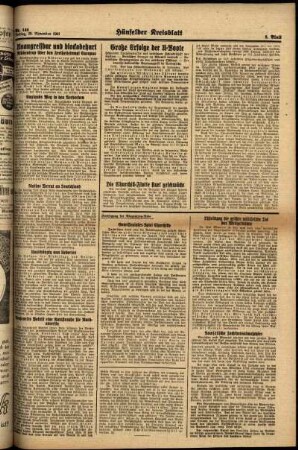 Zweite Ausgabe vom Freitag, den 28. November 1941.