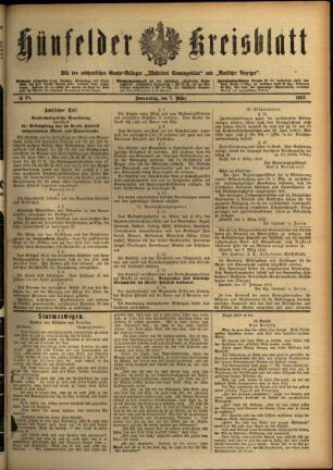 Ausgabe vom Donnerstag, den 07. März 1912.