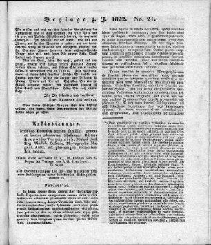 Brief von Carl Hilsenberg, naturforschender Reisender, an Sieber : [Fortsetzung]