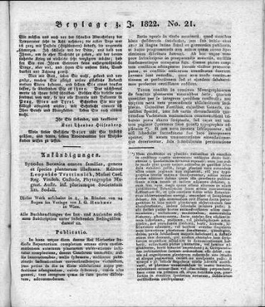 Brief von Carl Hilsenberg, naturforschender Reisender, an Sieber : [Fortsetzung]