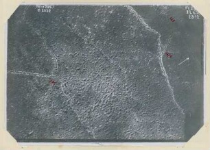 Foto von Stellungen nordwestlich von Chattancourt (Luftbild)