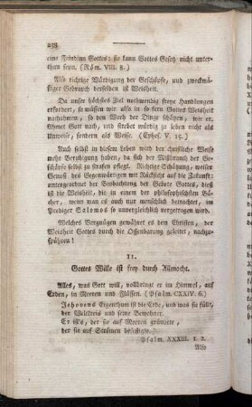 11. Gottes Wille ist frey durch Allmacht