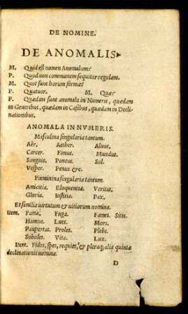 De Anomalis.