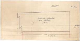 Billing, Hermann; Singen; Krankenhaus - Rundbau, Fensterbank-Gurtgesims (Schnitt)