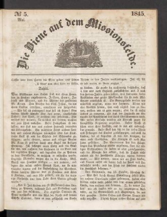 N° 5. Mai. 1845