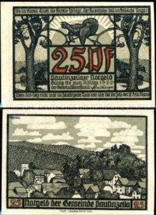 Paulinzella 25 Pfennig