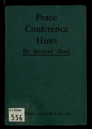 Peace conference hints