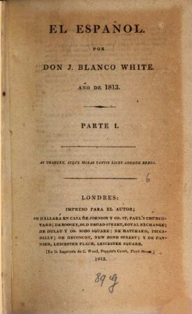 El Español. [6.] 1813