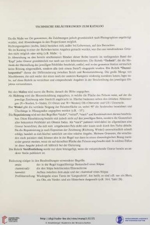 Technische Erläuterungen zum Katalog