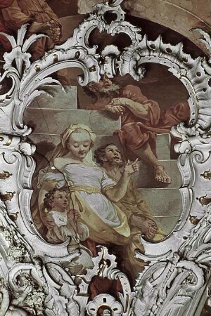 Maria als Fürbitterin vor Christus, Esther vor Ahasver