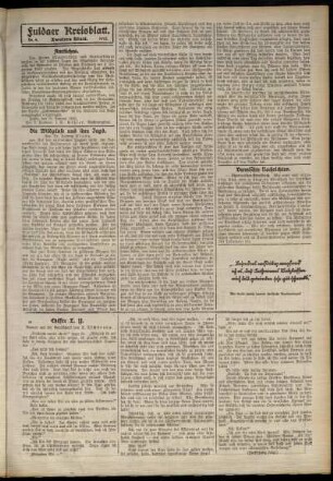 Zweite Ausgabe vom Montag, den 13. Januar 1913.