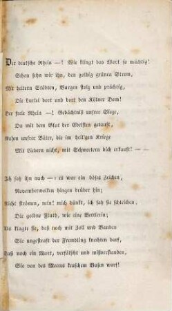 Der Rhein : Gedicht