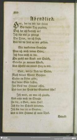 Abendlied