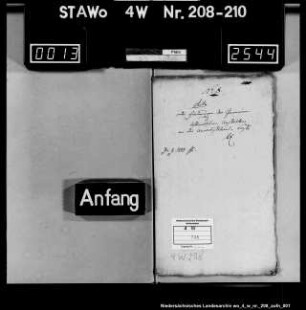 Anlage eines Verzeichnisses aller Staatsobligationen, die Kommunen und öffentlichen Anstalten gehören