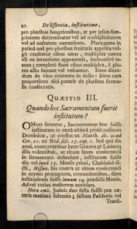 22-30, Quaestio III