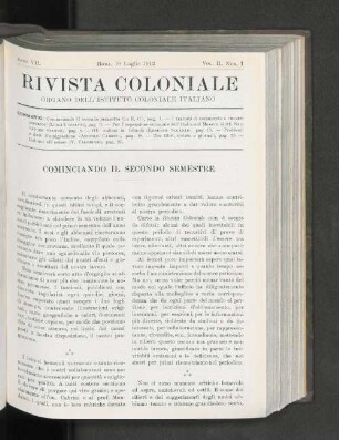 Cominciando Il Secondo Semestre.