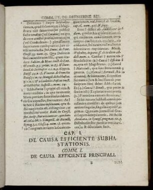 Comm. I. - Comm. IV.