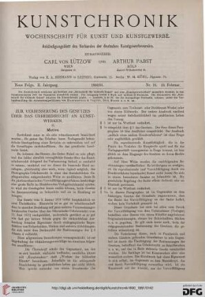 Heft 16 (19. Februar 1891)