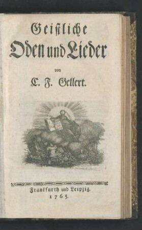 Geistliche Oden und Lieder